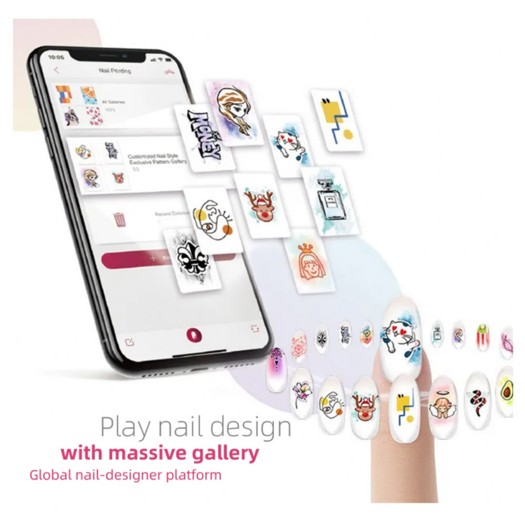 The Nail Printer | Prints 3D Nail Art Instantly